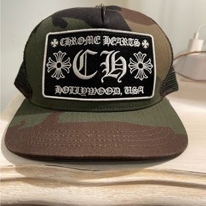 Chrome Hearts camo trucker hat. Worn once.